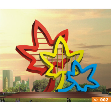 Modern Large Famous Arts Abstract Stainless steel Sculpture for Outdoor decoration